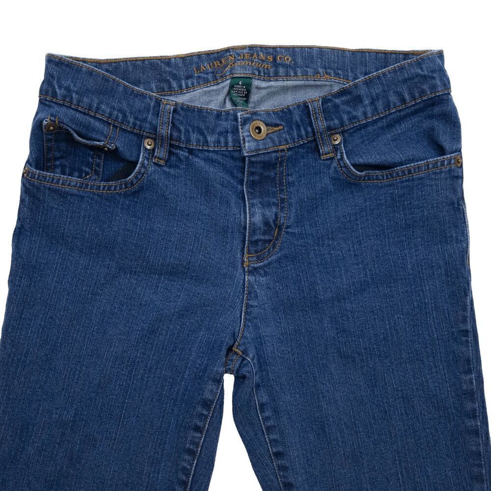 Lauren by Ralph Lauren Classic Bootcut Size 4 Medium Wash